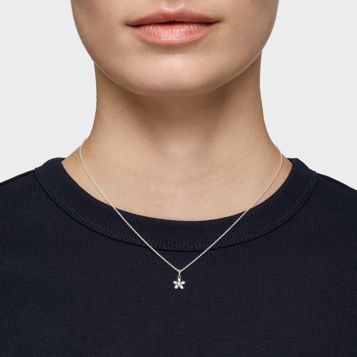 Collar corto flor de plata TOUS Motivos