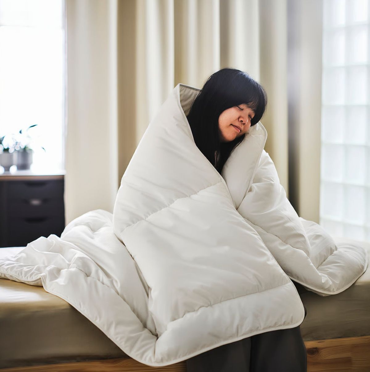 Edredón cálido de la serie SKOGSFRÄKEN de Ikea