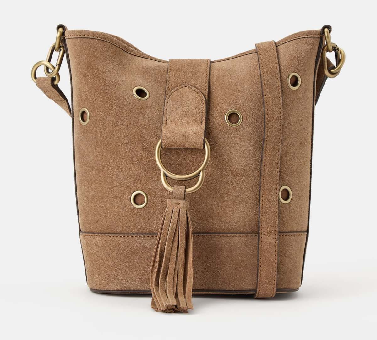 Tintoretto Bolso bucket con detalle de hoyados en El Corte Inglés