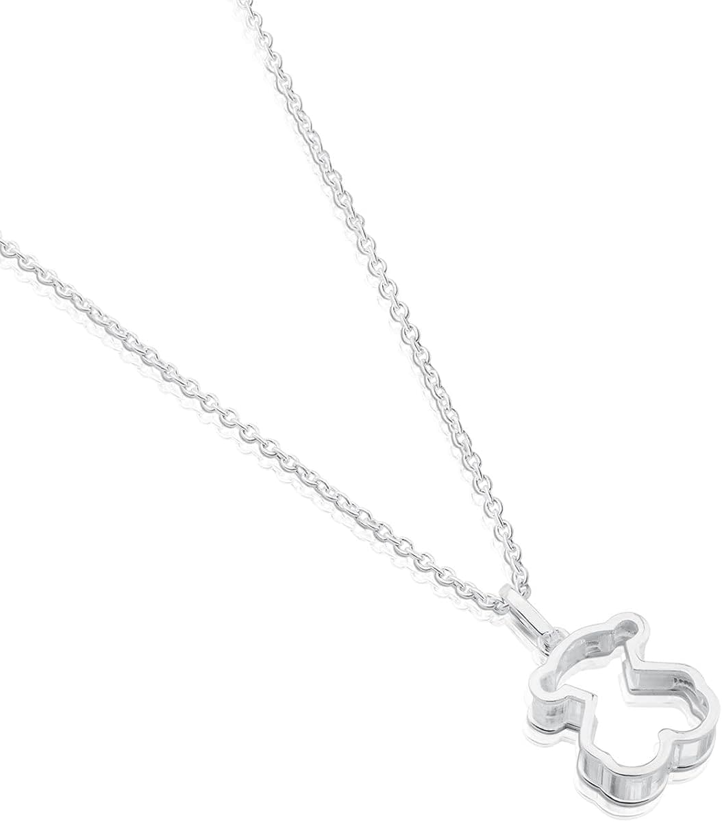 TOUS Collar de Plata de Primera Ley para Mujer con Colgante de Oso en Amazon