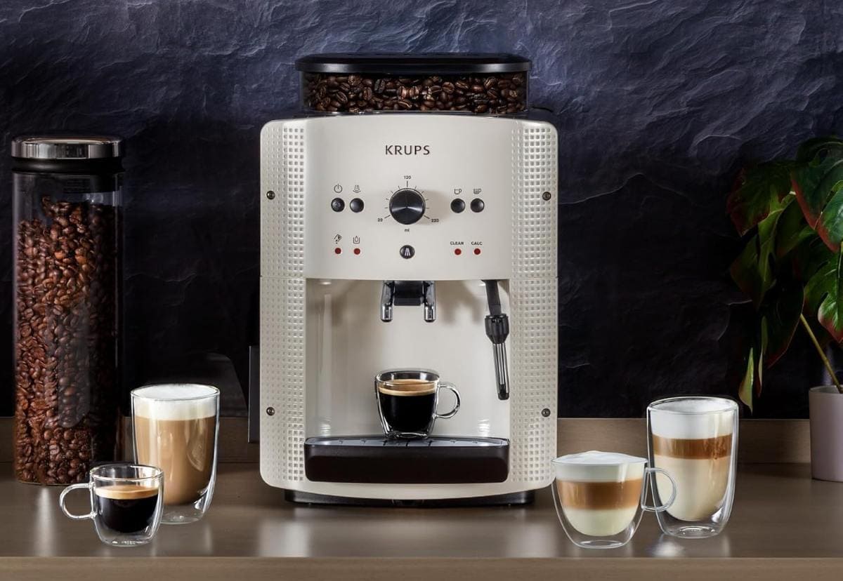 Krups Roma Cafetera superautomática 15 bares de presión en Amazon