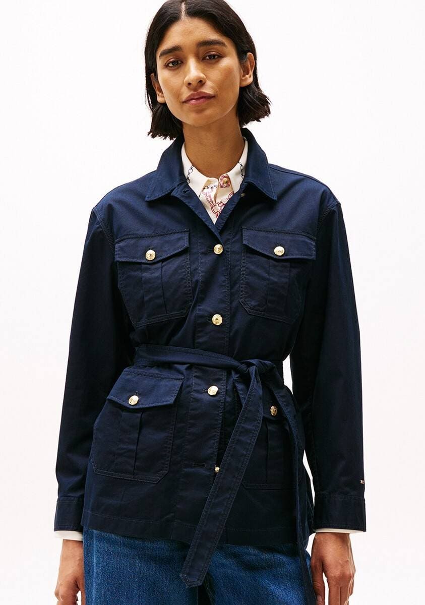 Tommy Hilfiger Chaqueta de mujer Utility con cinturón en El Corte Inglés
