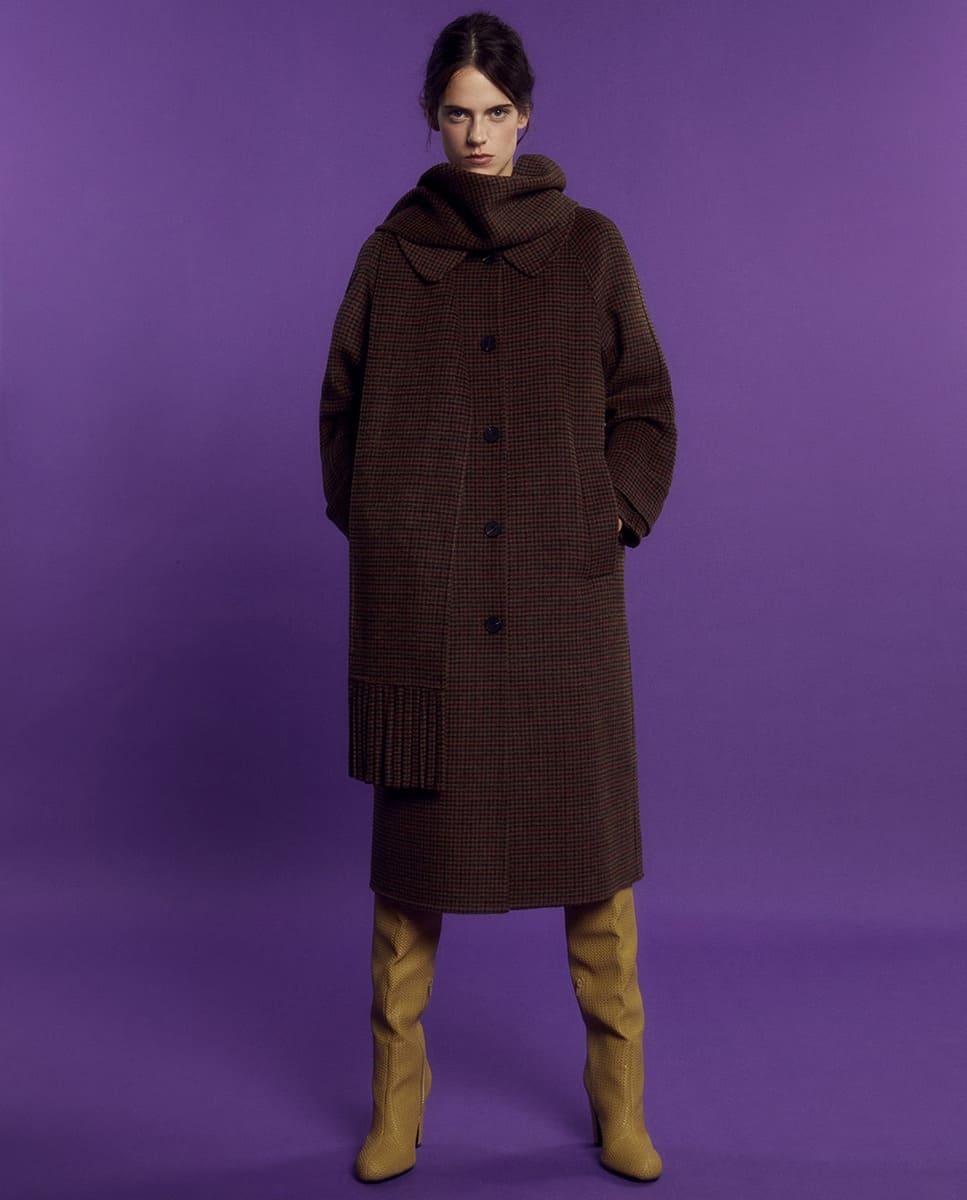 El nuevo abrigo handmade de cuadros de Sfera