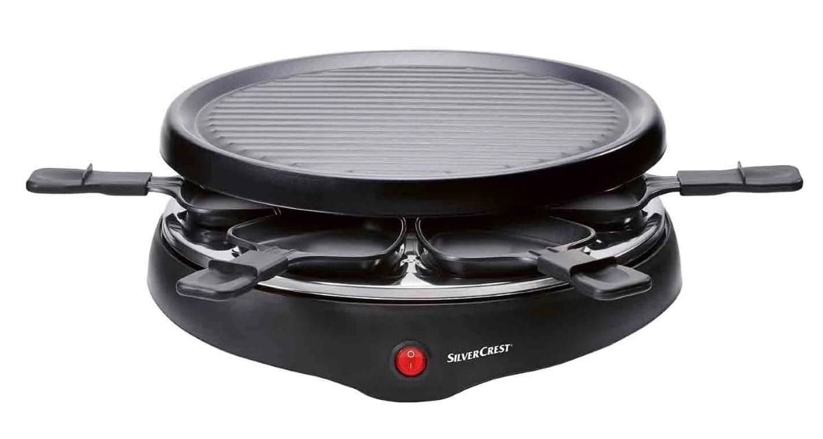 Raclette grill 800 W de Lidl