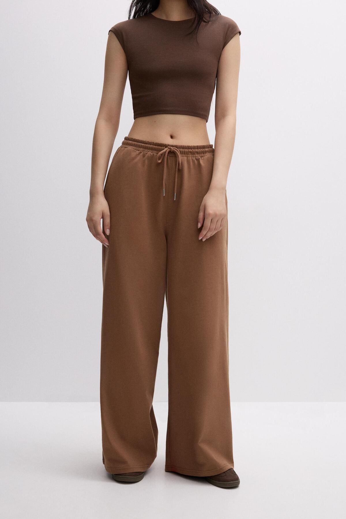 Pantalón wide leg heavy