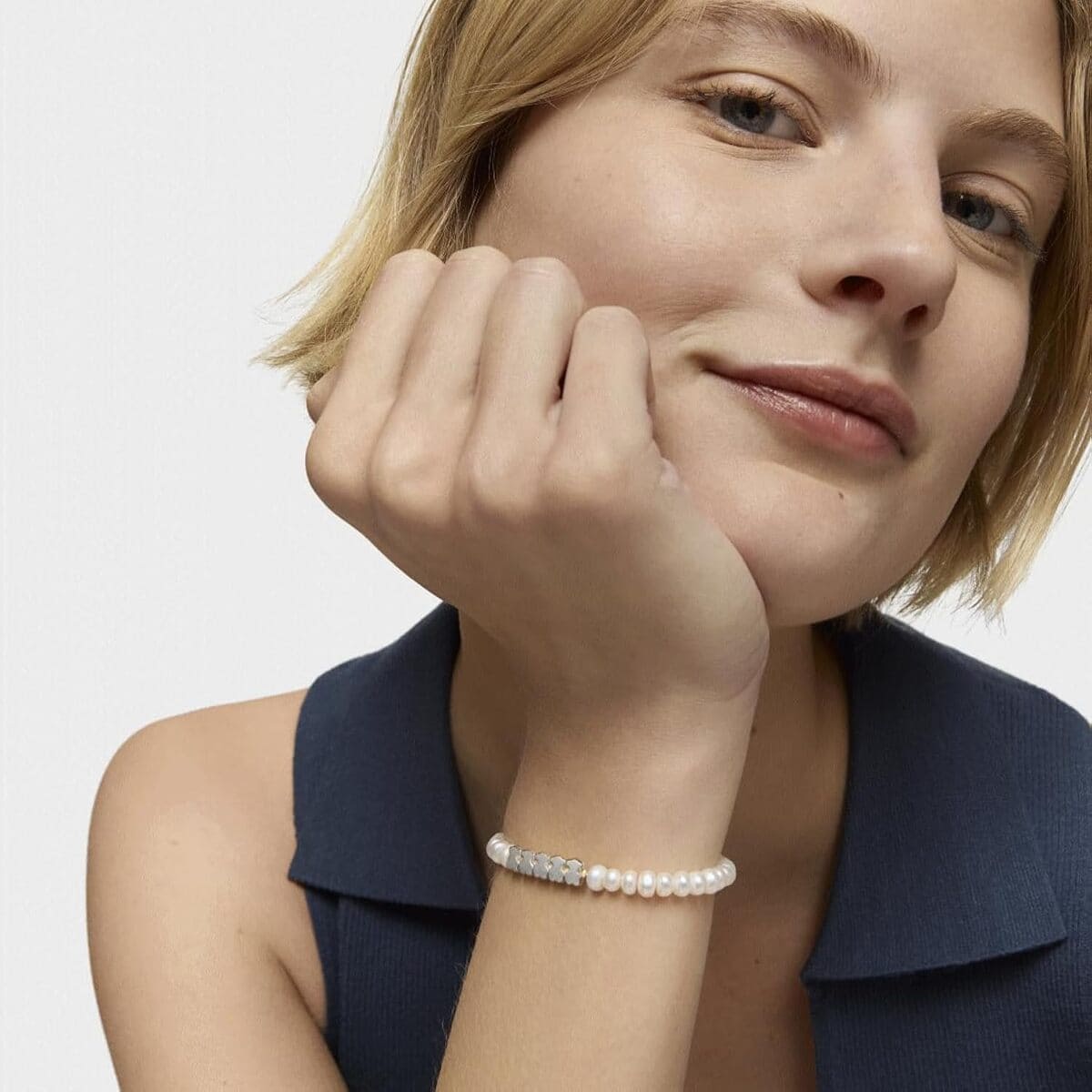 Pulsera de perlas cultivadas colección Straight, TOUS