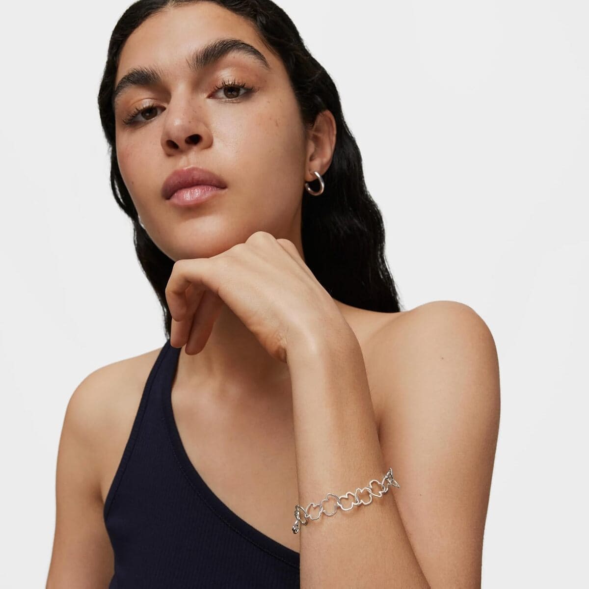 Pulsera de plata de primera ley con motivo de osos en carrusel, TOUS