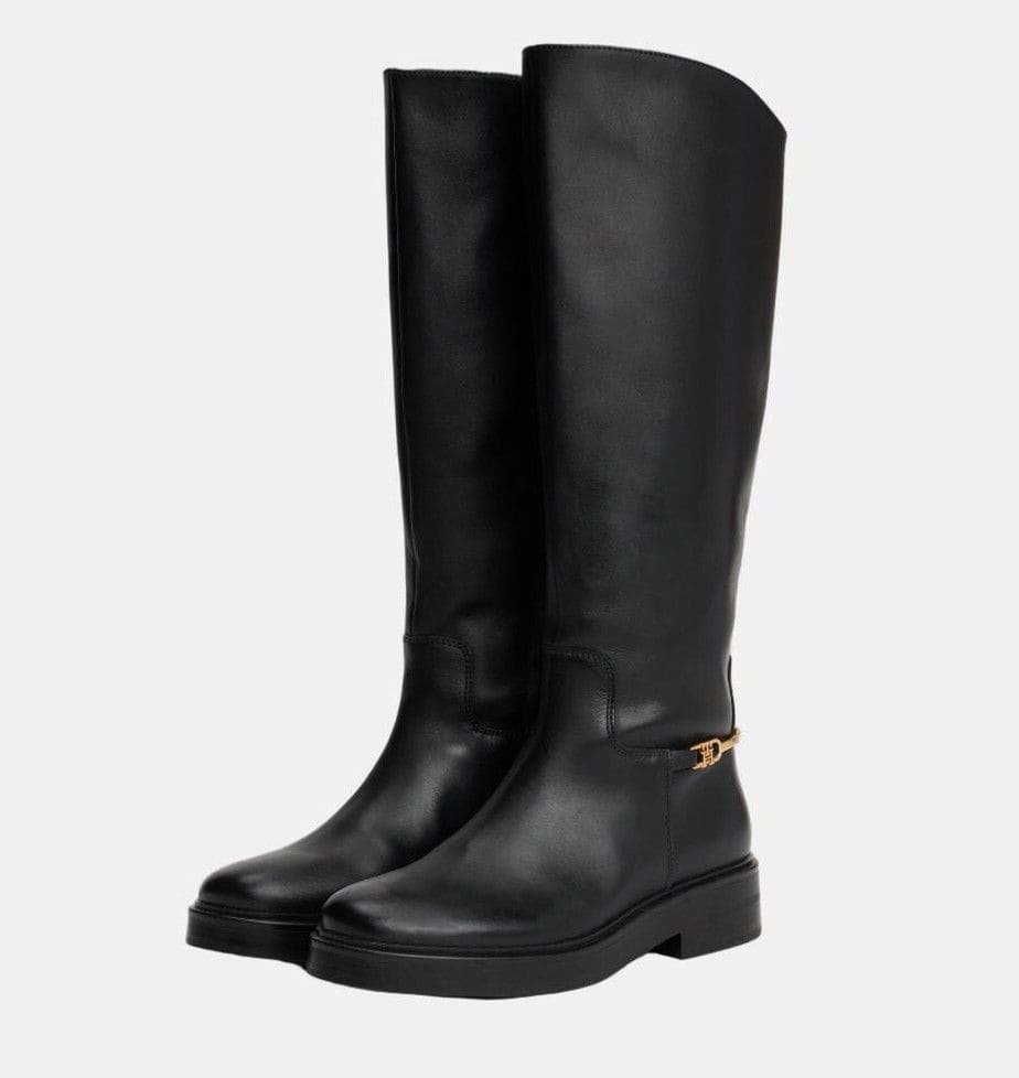 Botas de caña alta de Tommy Hilfiger de piel