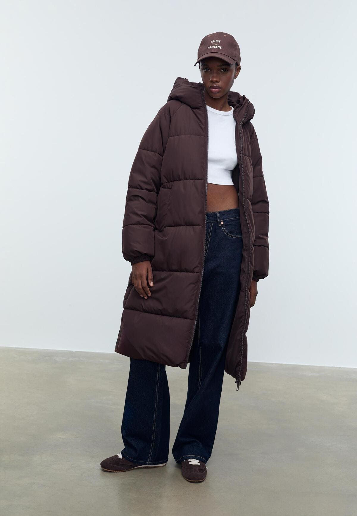 Abrigo padding largo