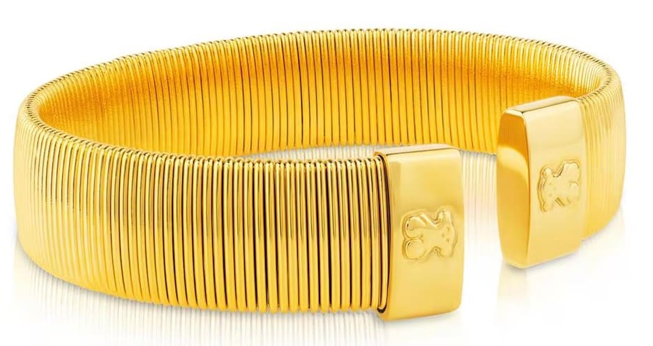 Pulsera Bulevar de acero dorado