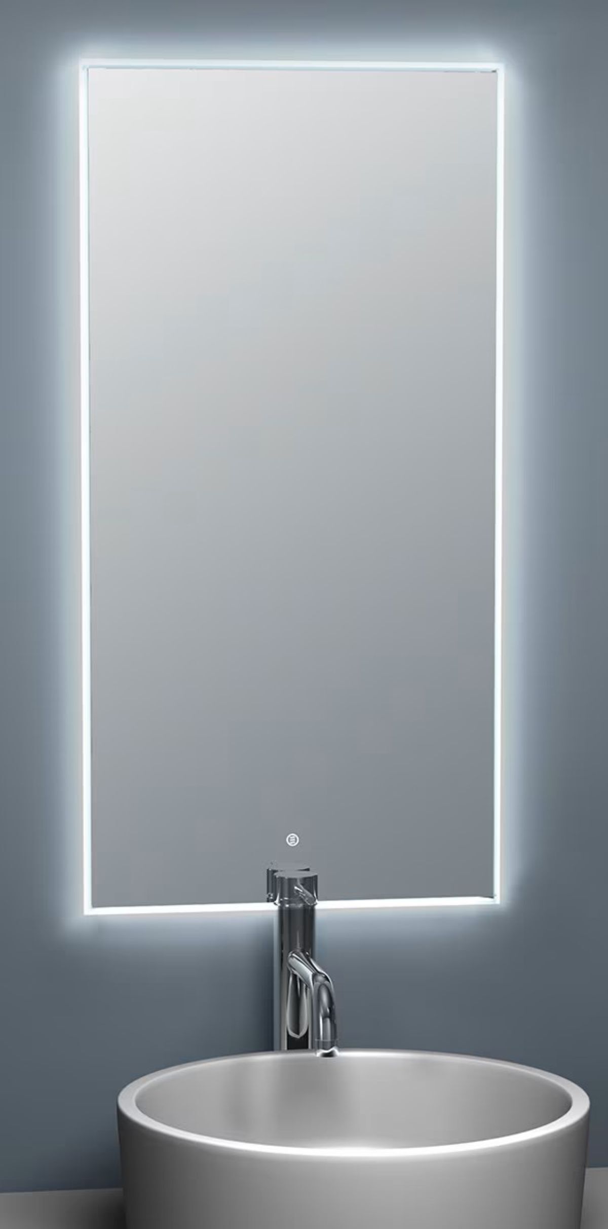 Espejo de baño rectangular con antivaho y luz LED perimetral Kira Xpertials de El Corte Inglés
