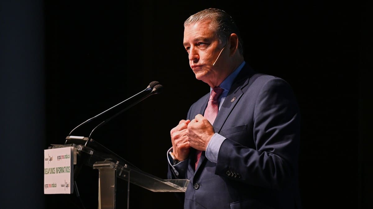 El consejero andaluz, durante su alocución | Salvador López Medina