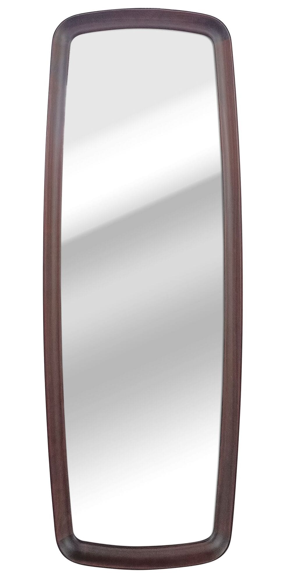 El nuevo espejo enmarcado ovalado Neo madera marrón Inspire de Leroy Merlin