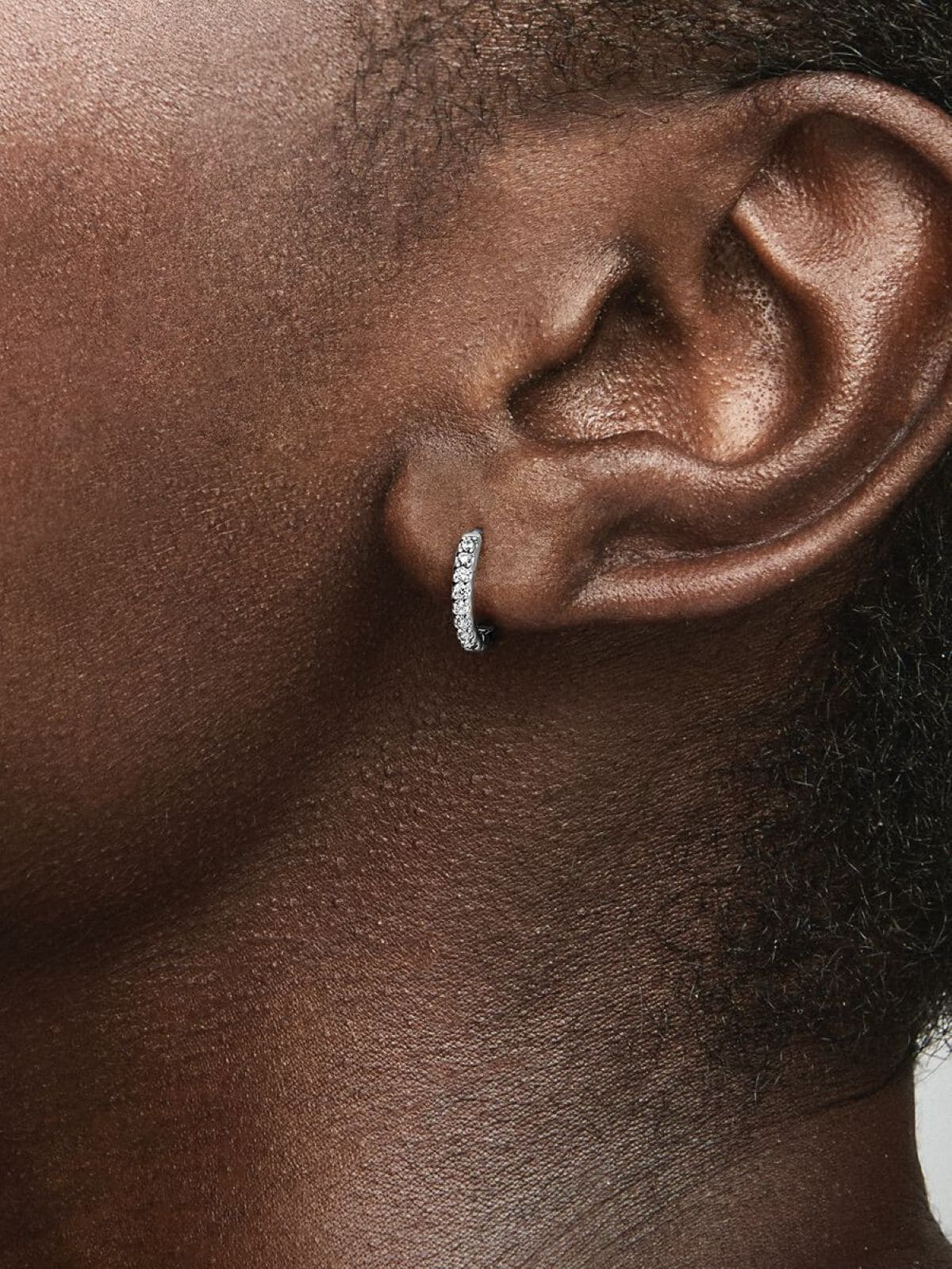 Pendientes de aro Huggies Brillantes de Pandora