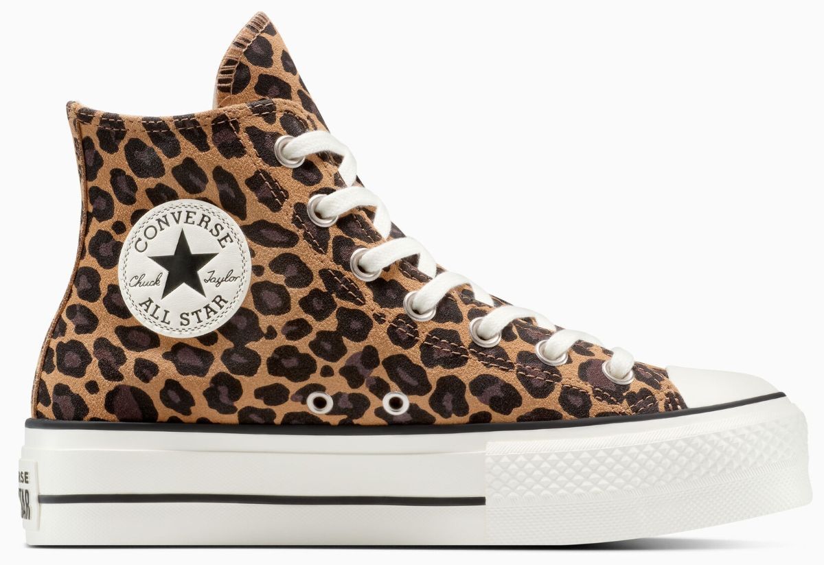 Zapatillas Chuck Taylor All Star Lift Platform Leopard Suede