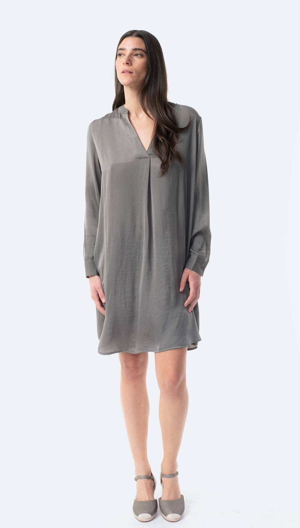 Vestido corto manga larga de Mujer TEX de Carrefour