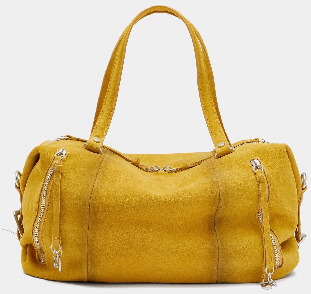 El nuevo bolso tote de piel en color mostaza de Parfois