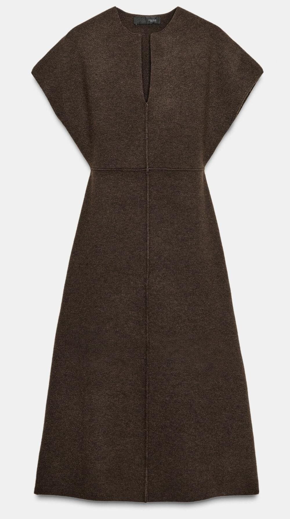 Nuevo vestido estido midi de punto de Zara