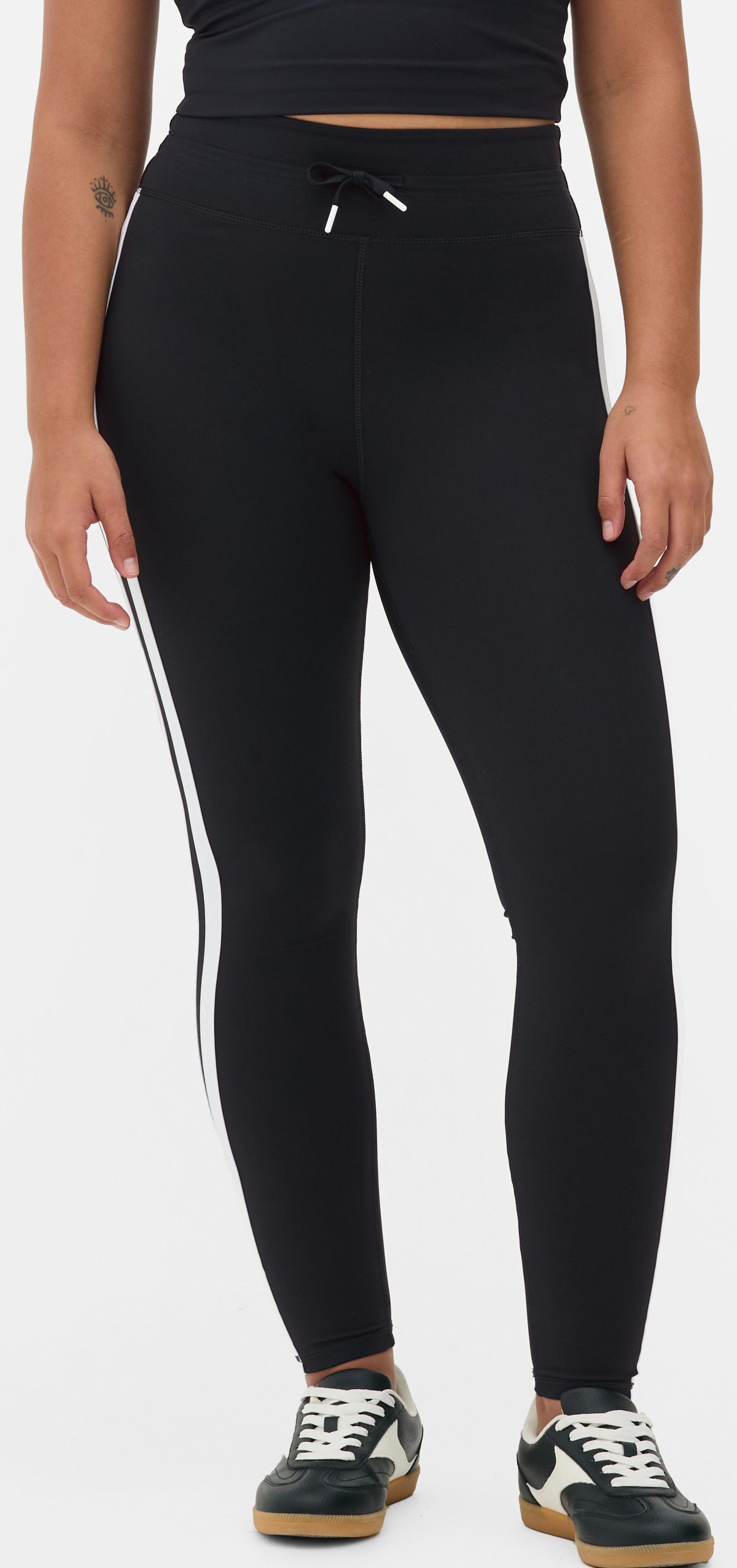 Leggings con cordón de ajuste y detalle en contraste de Primark