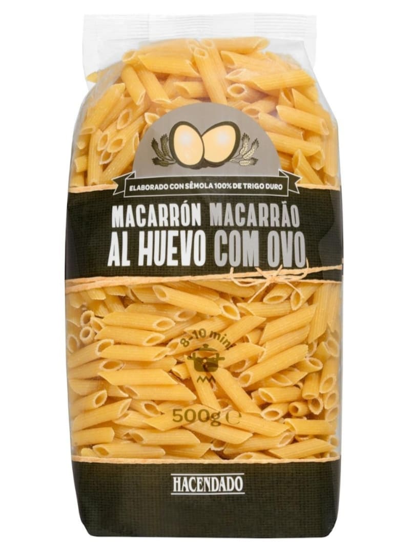 Macarrón al huevo Hacendado