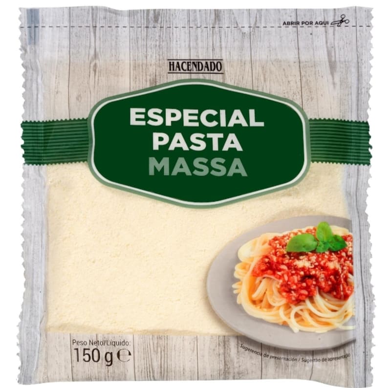 Queso en polvo especial para pasta Hacendado