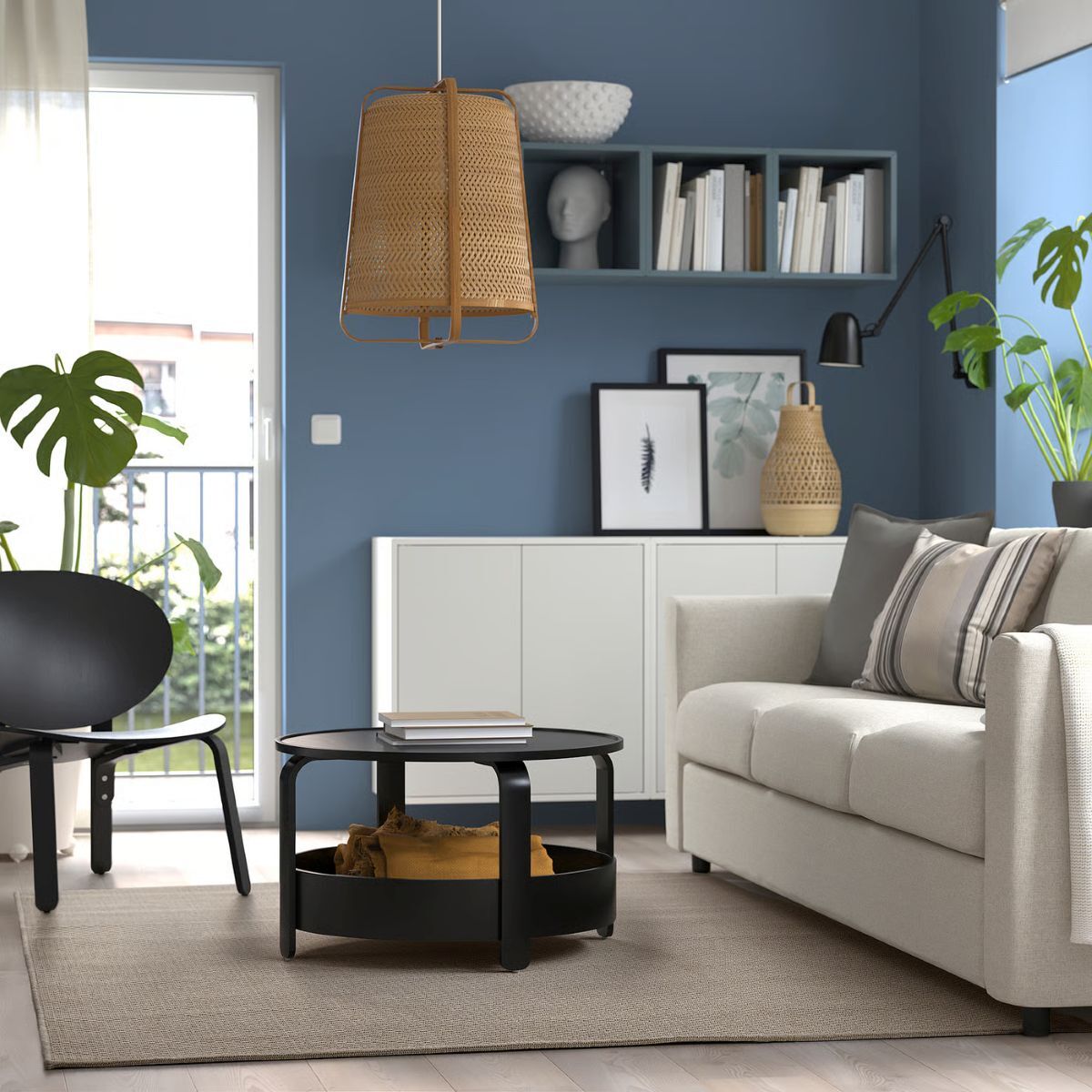 Alfombra para interior y exterior de la serie MORUM de Ikea