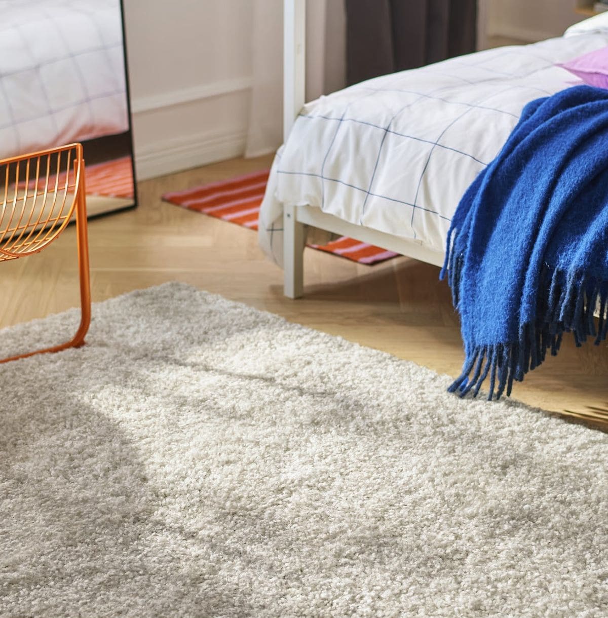 Alfombra de pelo largo de la serie ÄRENDE de Ikea