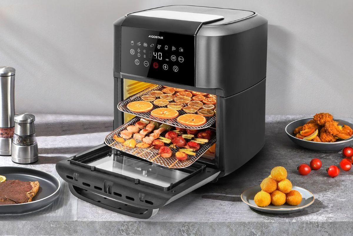 Freidora de aire 12 L Aigostar de Carrefour