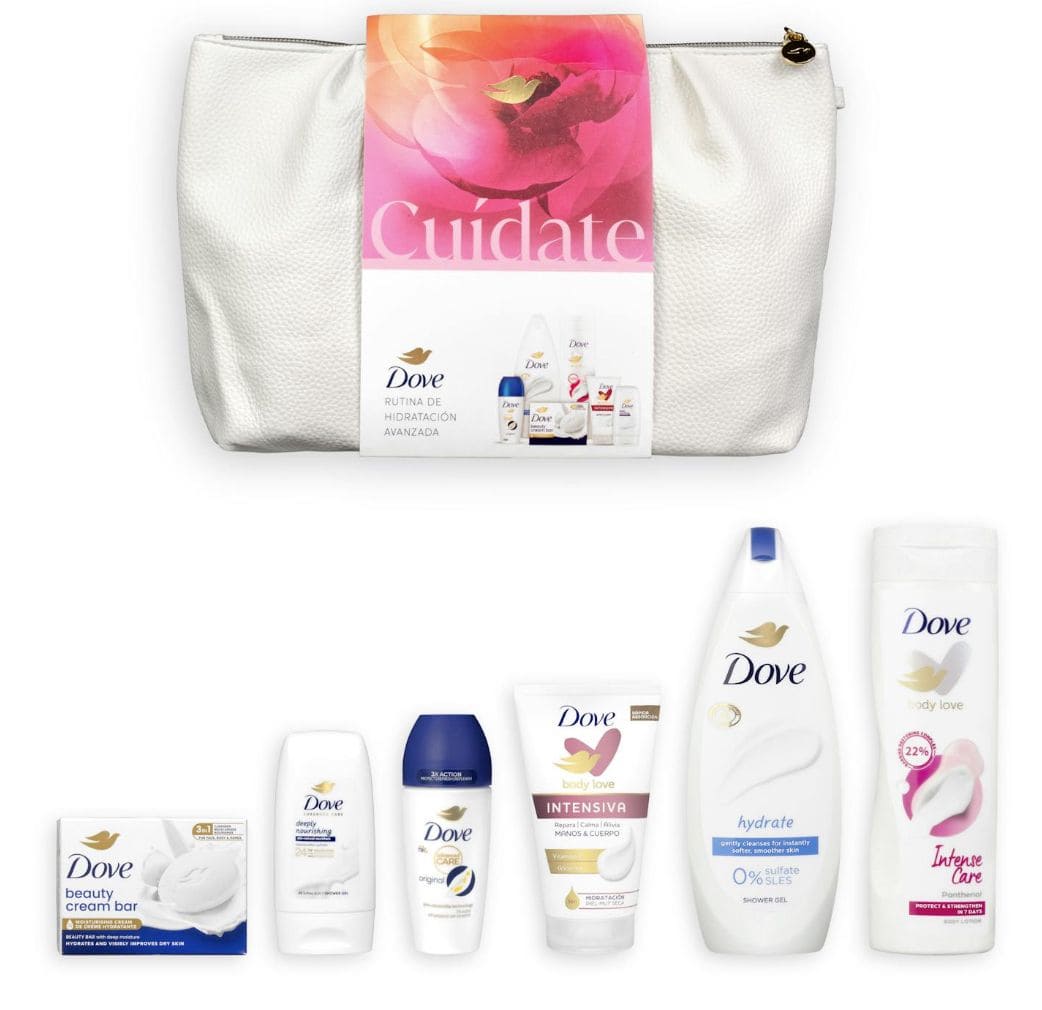 Lote corporal mujer Dove