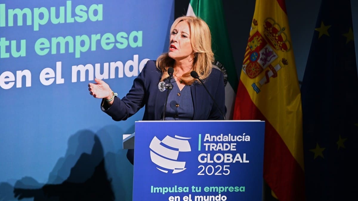 La consejera Carolina España, durante su intervención | Salvador López Medina