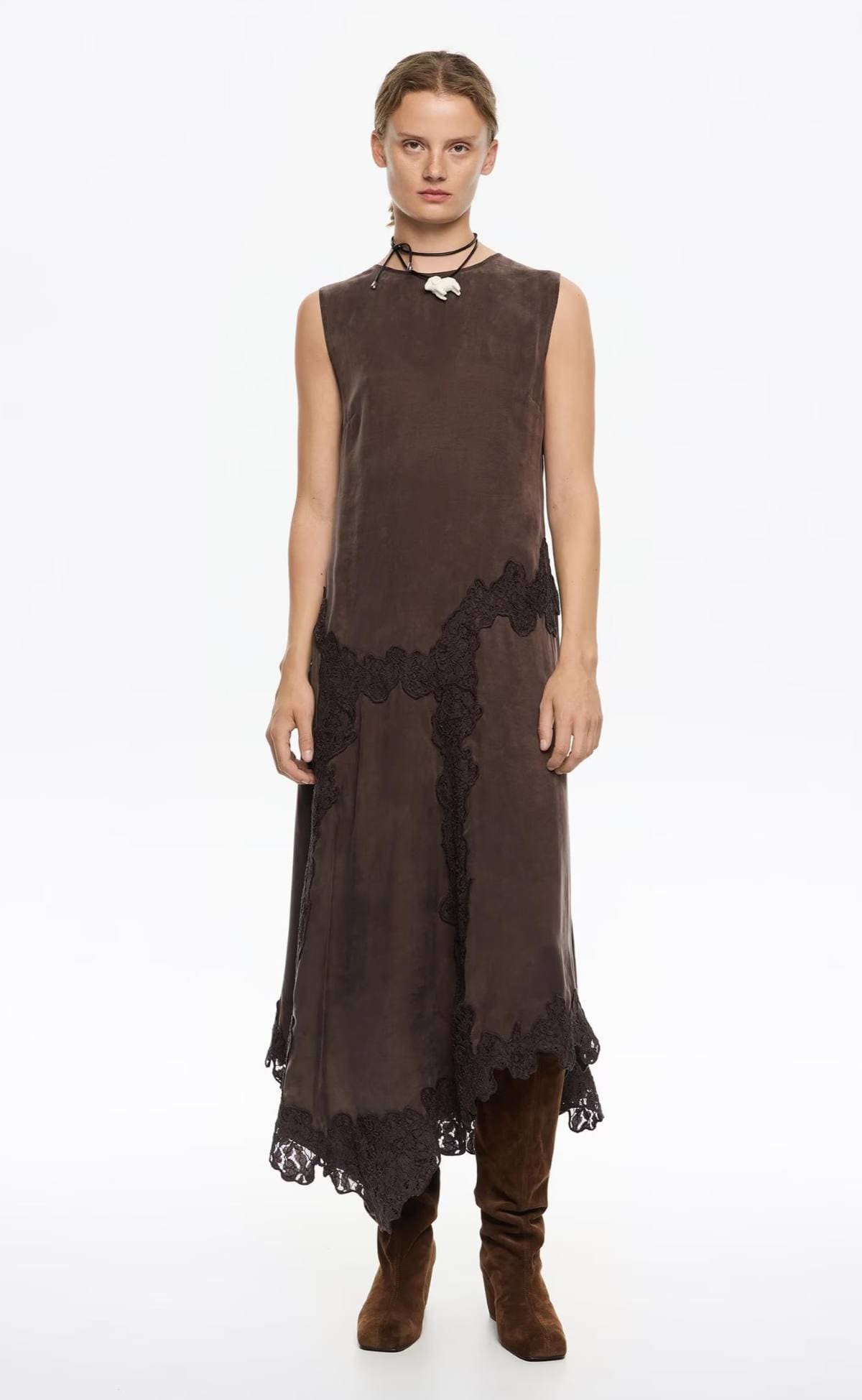 Bimba y Lola Vestido sisa encajes en El Corte Inglés