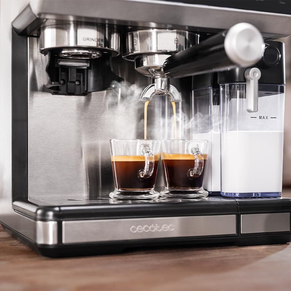 Cecotec Cafetera Express Barista Power Espresso 20 Barista Grind & Latte de Amazon