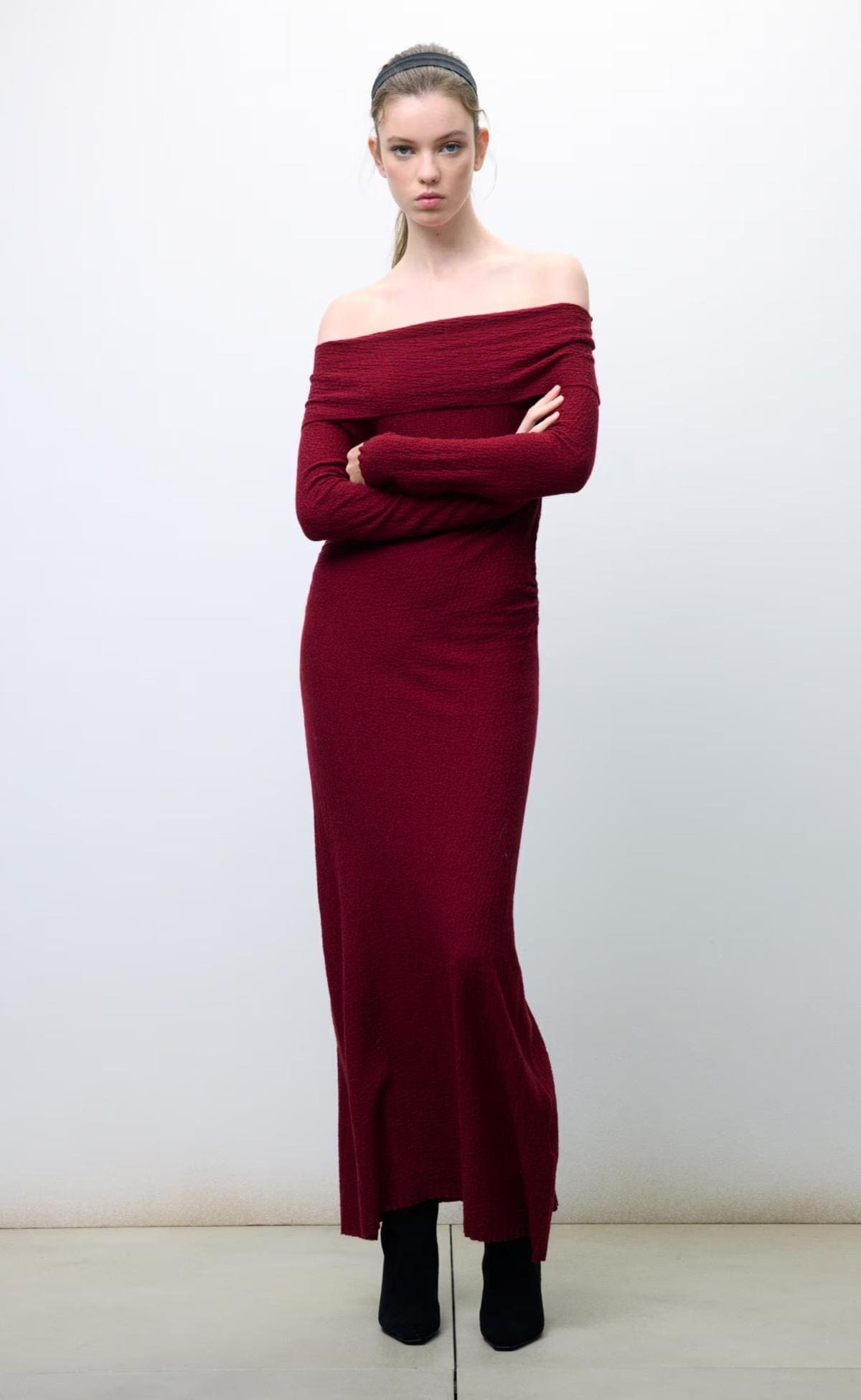 Tintoretto Vestido con escote Bardot en El Corte Inglés