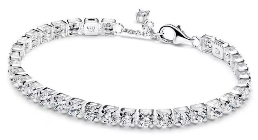 Pulsera en plata de ley Tenis