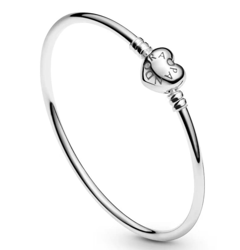 Pulsera rígida Moments con cierre Corazón para charms