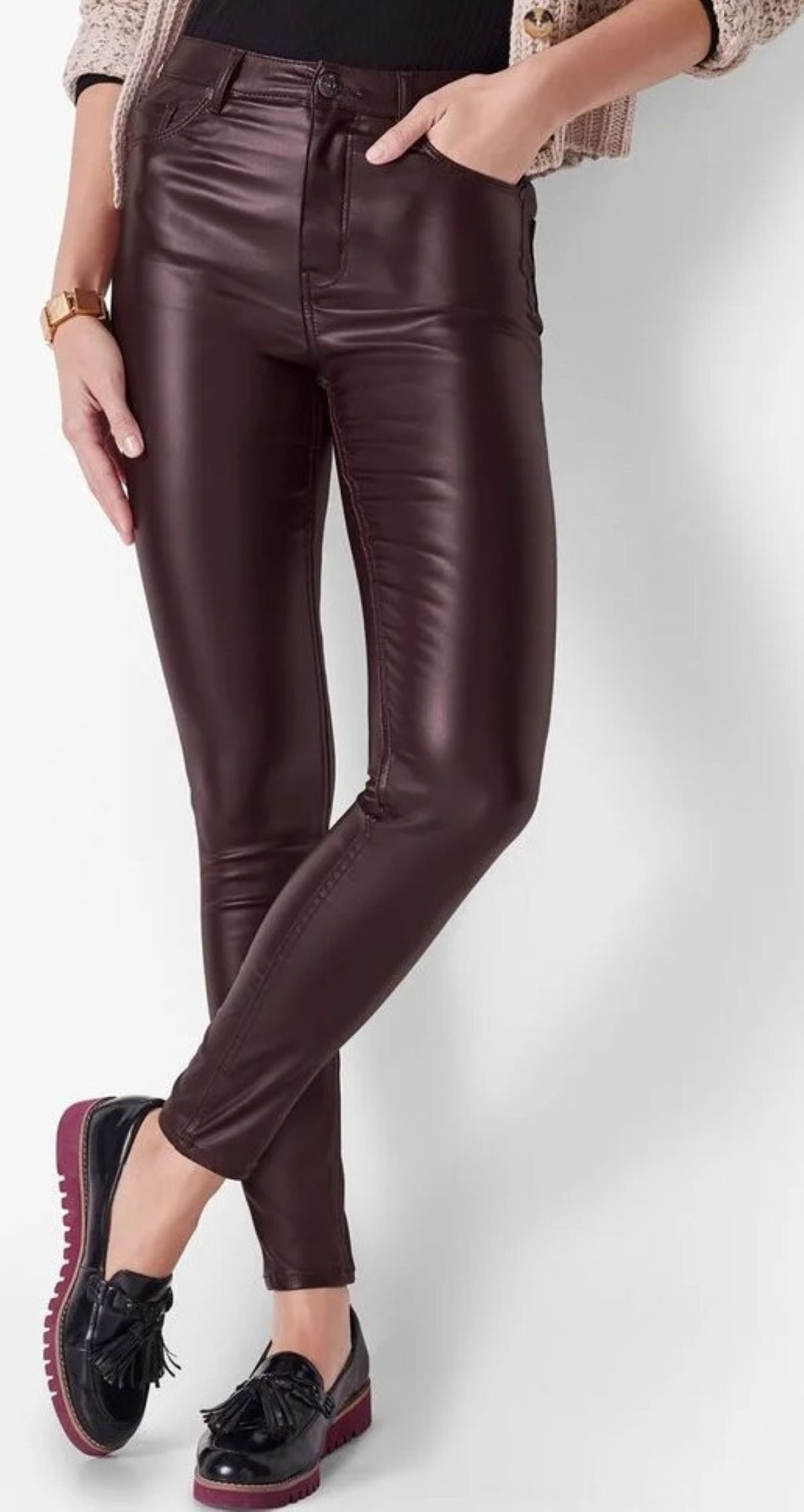 Leggings vaqueros efecto encerado OEKO-TEX STANDARD 100 de Lidl