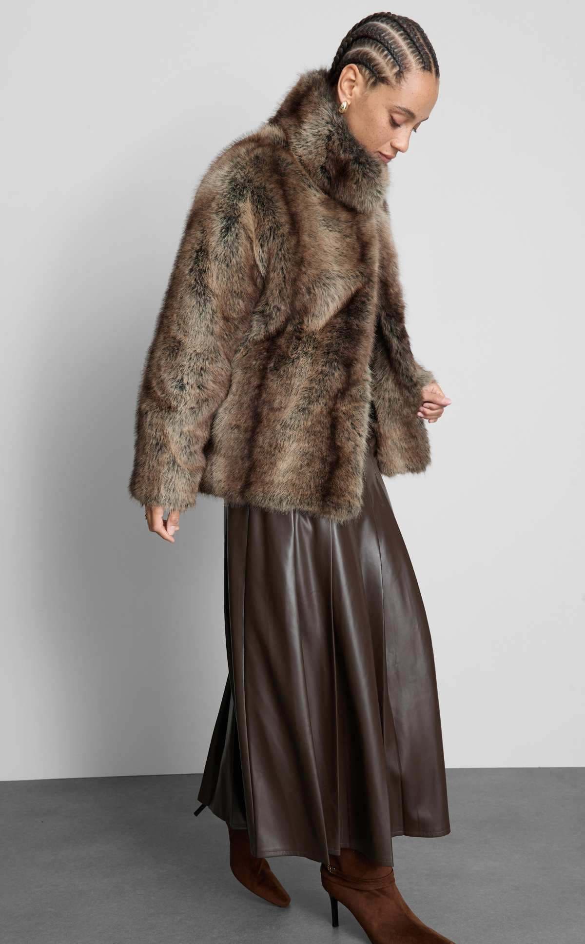 Chaqueta de pelo sintético de Paula Echevarría de Primark 1