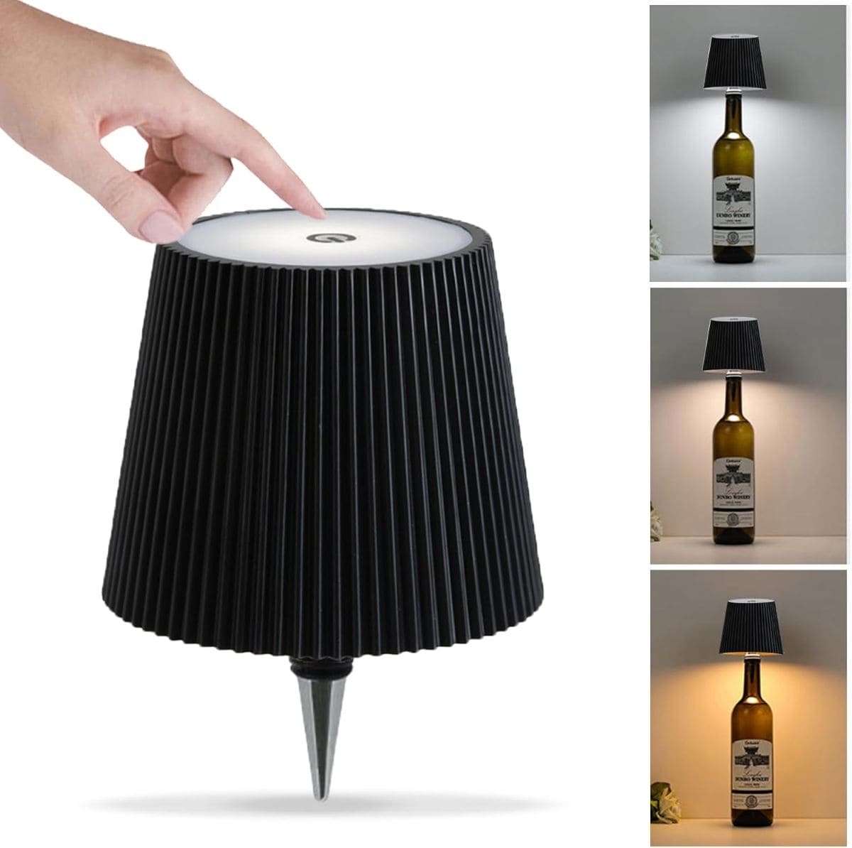 Lámpara LED inalámbrica para botella de vino en Leroy Merlin