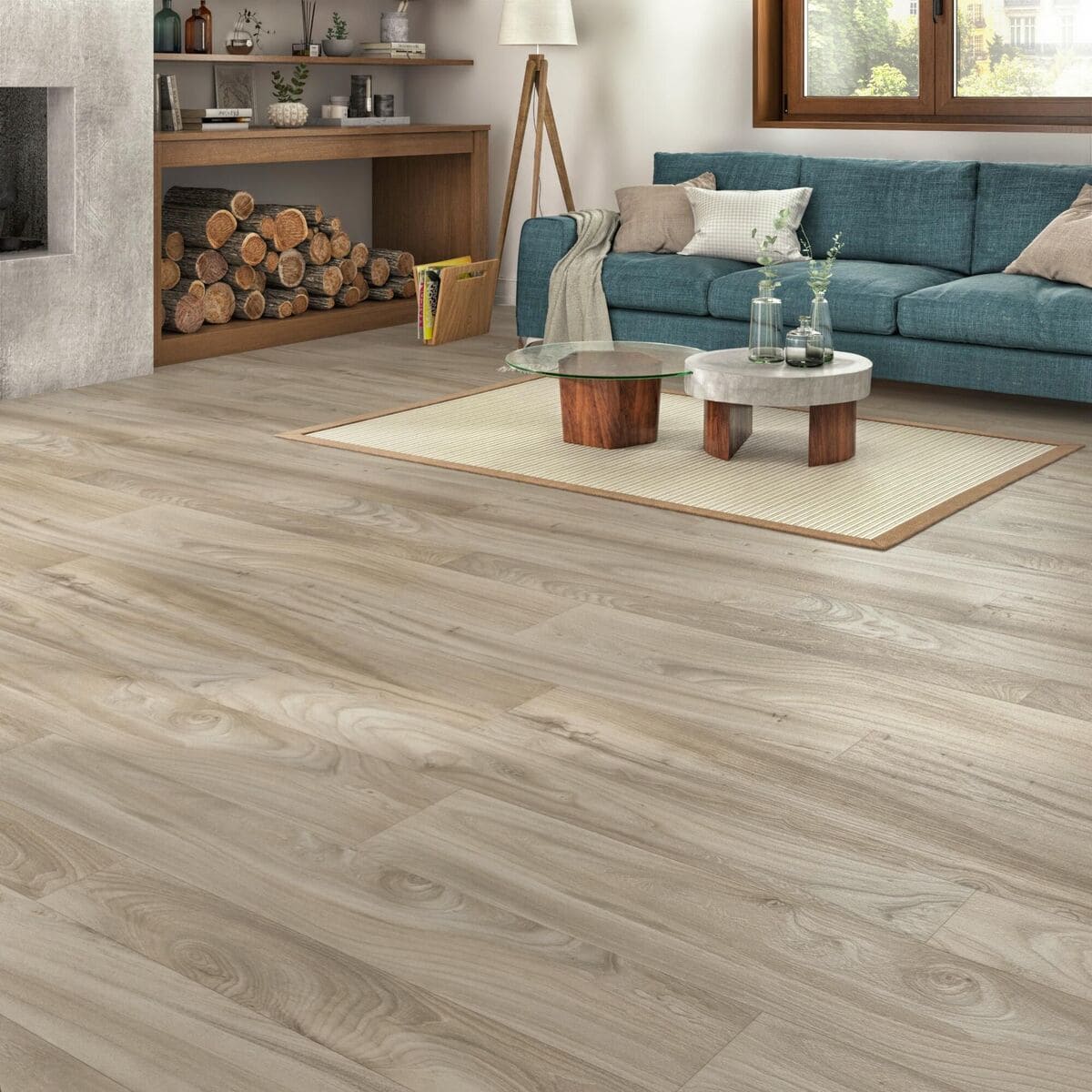 Suelo vinílico Lux efecto madera natural