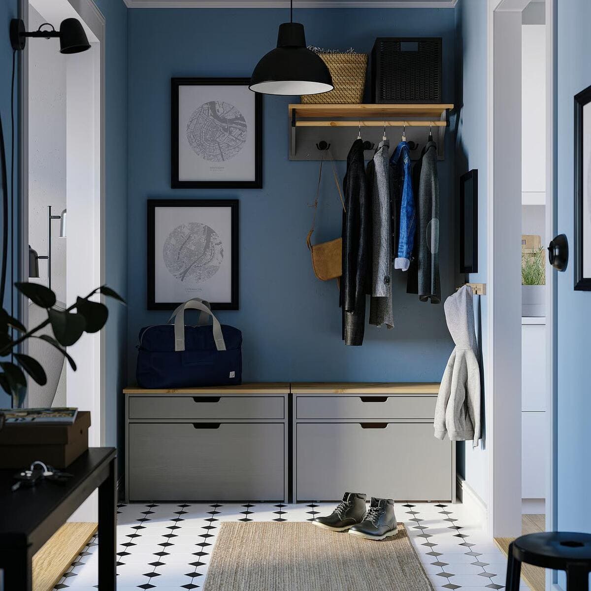 Banco con cajón KALLSÖ