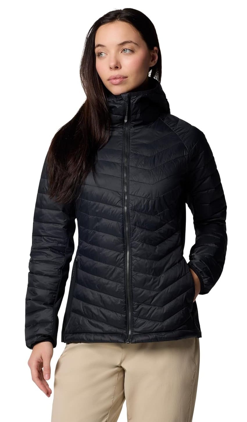Chaqueta acolchada con capucha Columbia Powder Pass