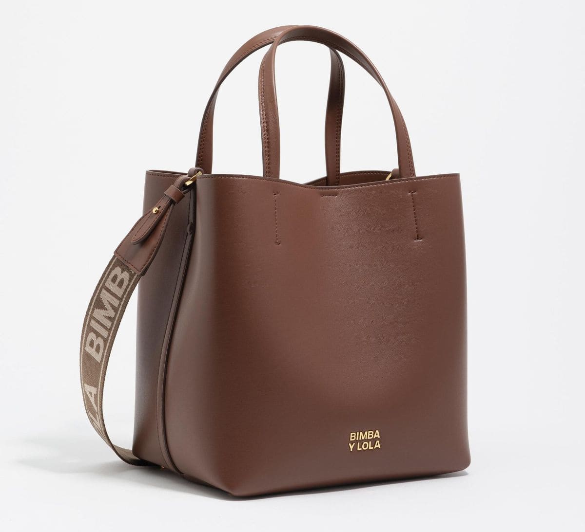 Bolso Chihuahua grande piel moca de Bimba y Lola