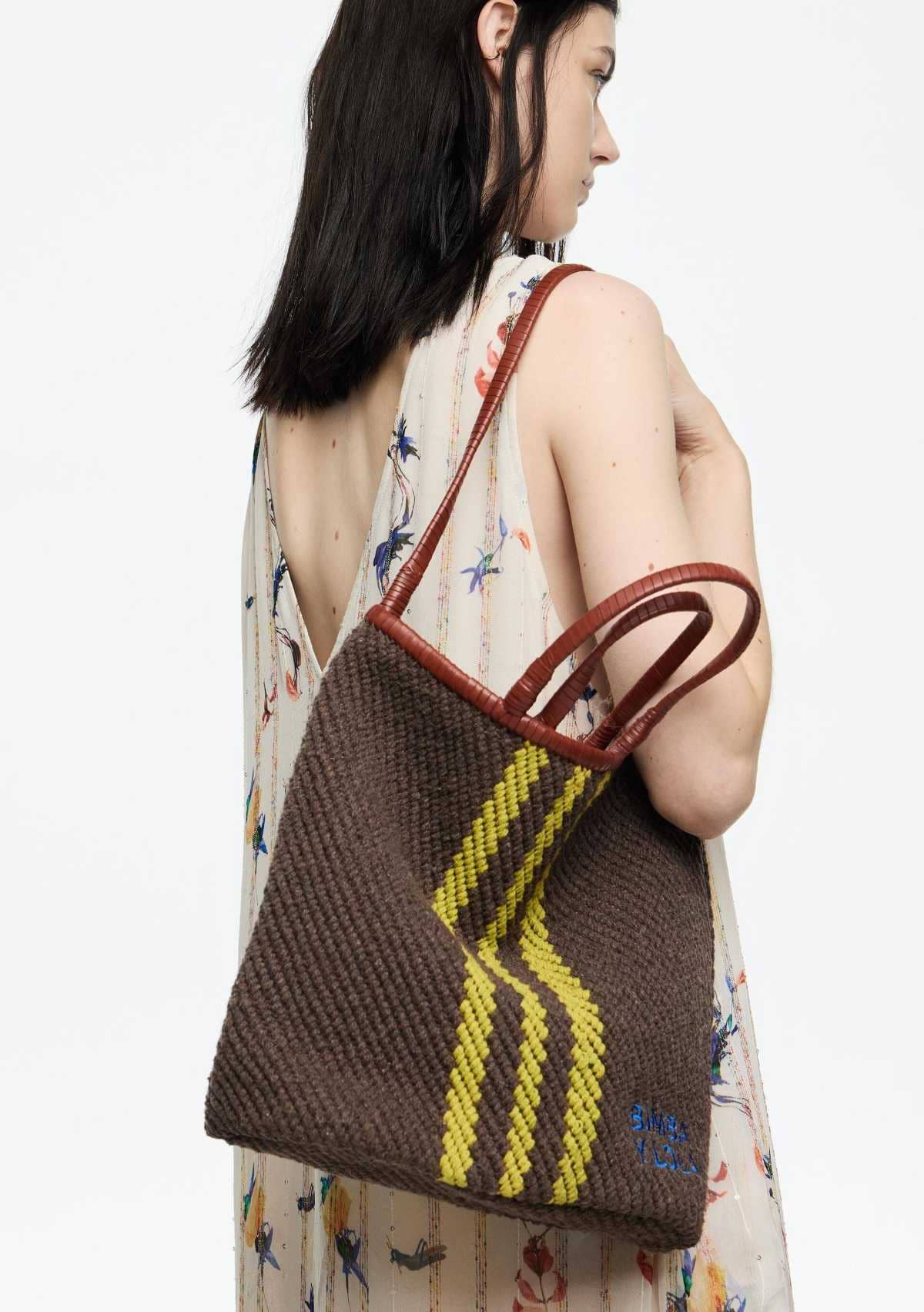 Bolso de hombro marrón de Bimba y Lola