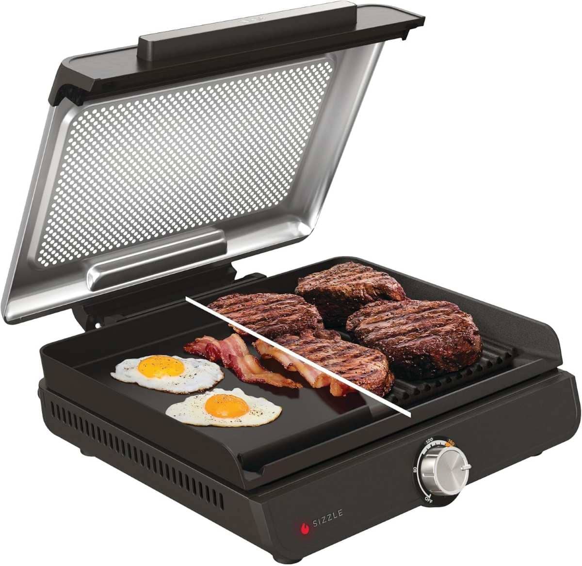 Ninja Sizzle Parrilla y plancha de interior eléctrica en Amazon