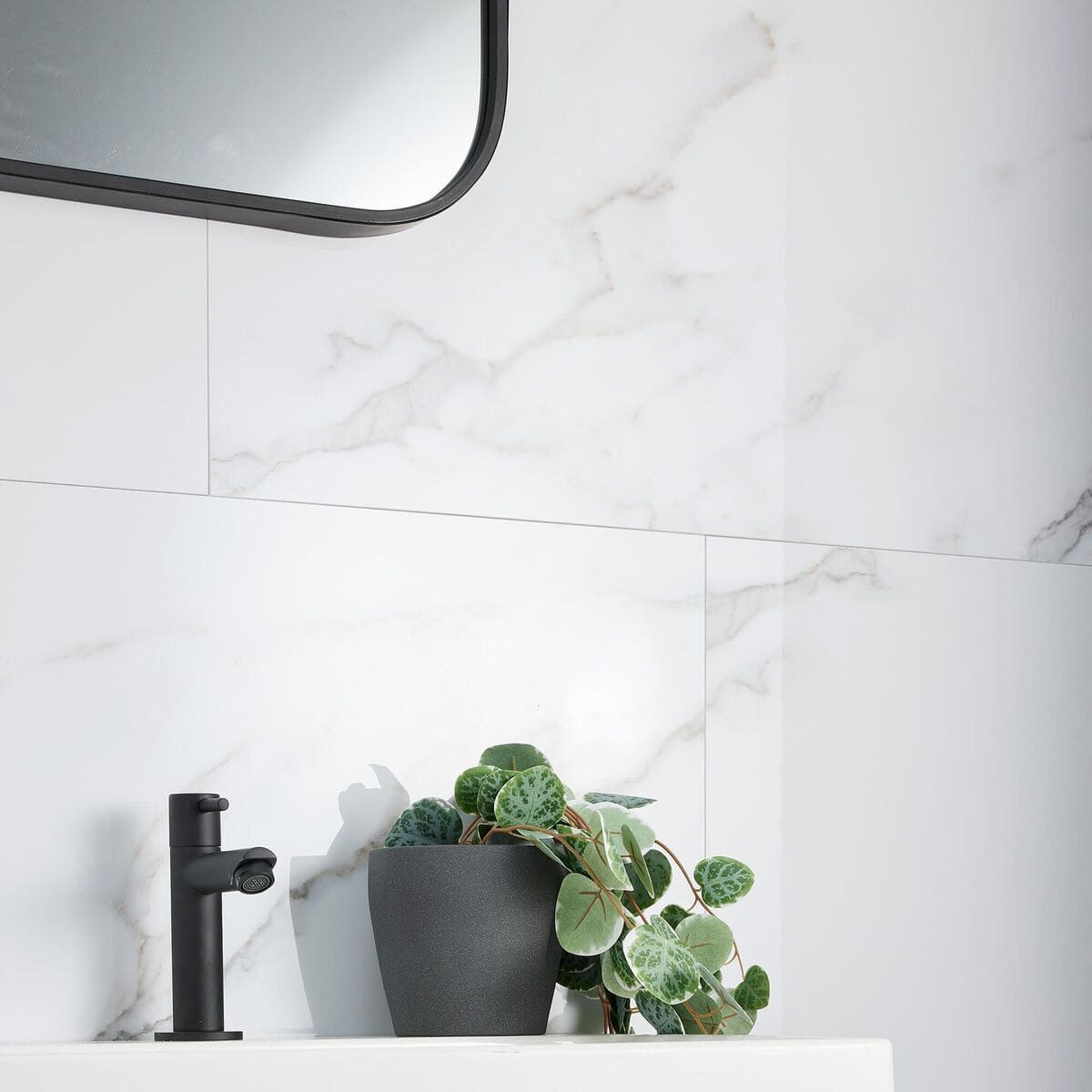 Revestimiento de pared decorativo efecto mármol de PVC serie Dumawall+