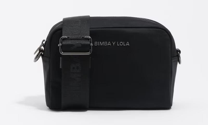 Bandolera de nylon con cierre de cremallera