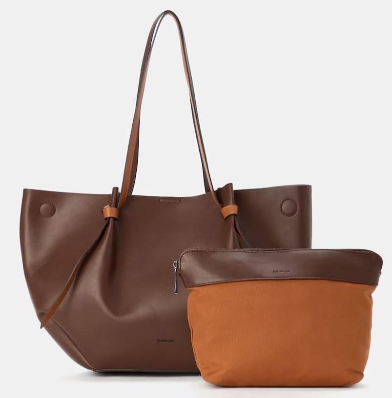 Bolso shopping trapecio bicolor, Jo & Mr. Joe