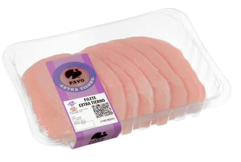 Filetes de pechuga de pavo extra tiernos