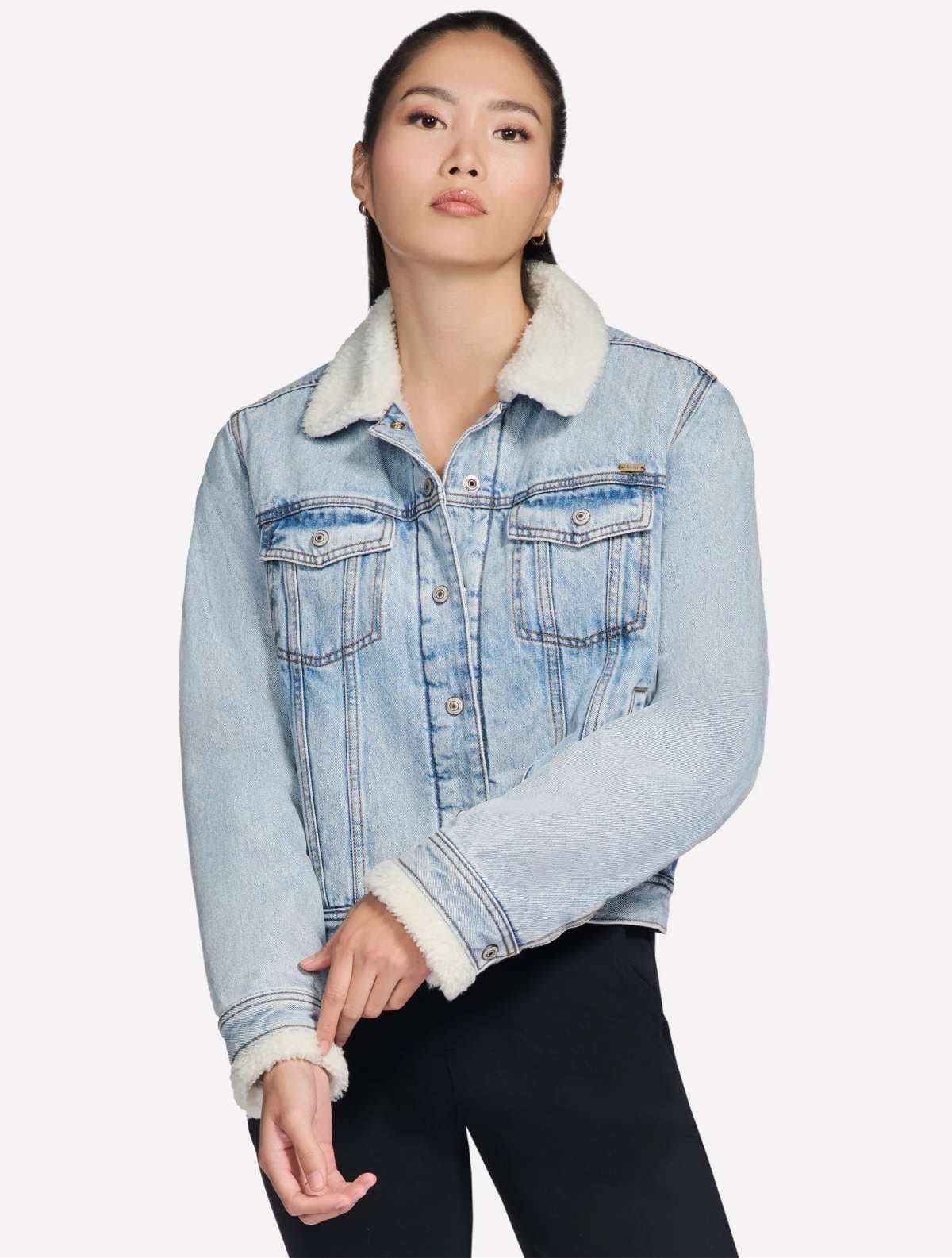 Sherpa Denim Jacket de Skerchers