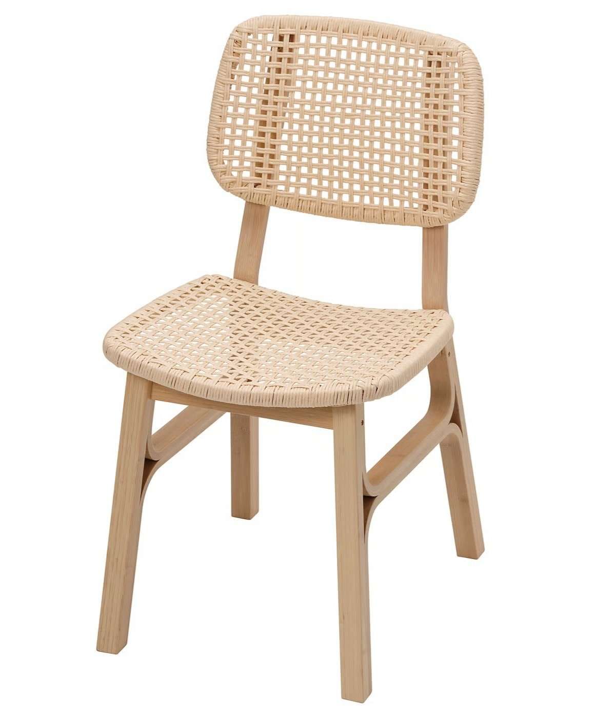 VOXLÖV Silla bambú claro de Ikea